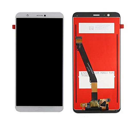 Puhelimen LCD-näyttö kosketuslasilla Huawei P Smart, valkoinen