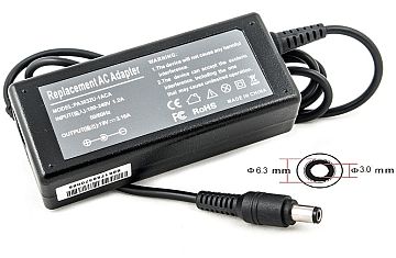 Kannettavan tietokoneen virtalähde TOSHIBA 60W: 19V, 3.16A