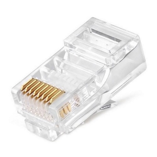 RJ45-modulaarinen pistoke UTP CAT6:lle, 100 kpl