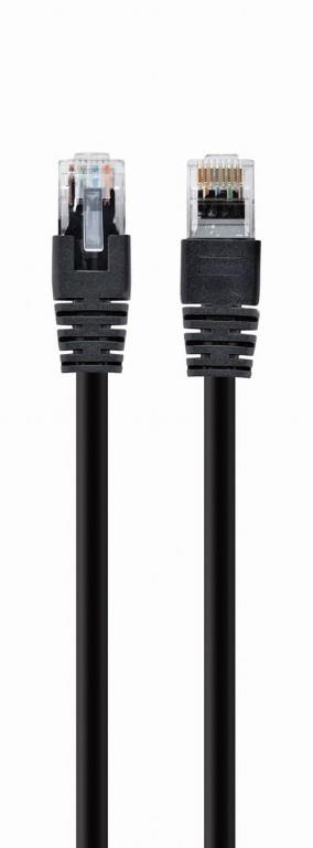 Verkkokaapeli CAT5E UTP 7,5 m / musta PP12-7.5M/BK GEMBIRD