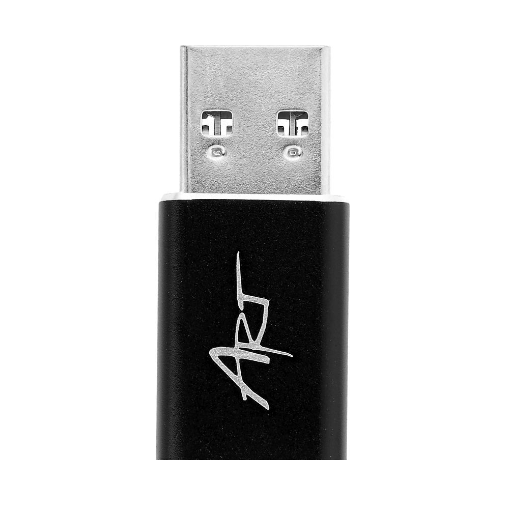 Sovitin USB A 3.0 - USB C ART C12 OTG musta