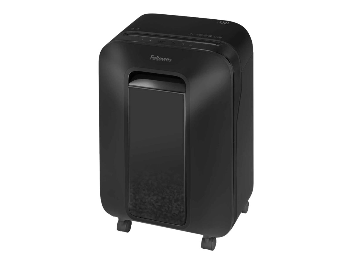 FELLOWES Powershred LX201 Micro-Cut musta