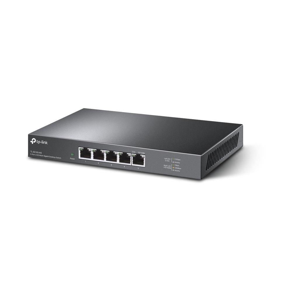 TP-Link TL-SG105-M2 -kytkin, pöytämalli