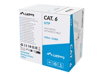 LANBERG LCU6-11CU-0100-S UTP solid -kaapeli