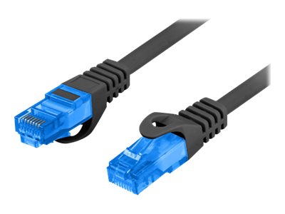 LANBERG kytkentäkaapeli S/FTP CAT.6A 20m musta LSZH