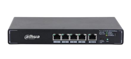 Kytkin DAHUA DH-SMG1005, hallitsematon, 5x2,5G Ethernet (kupari) -porttia, SMG1005
