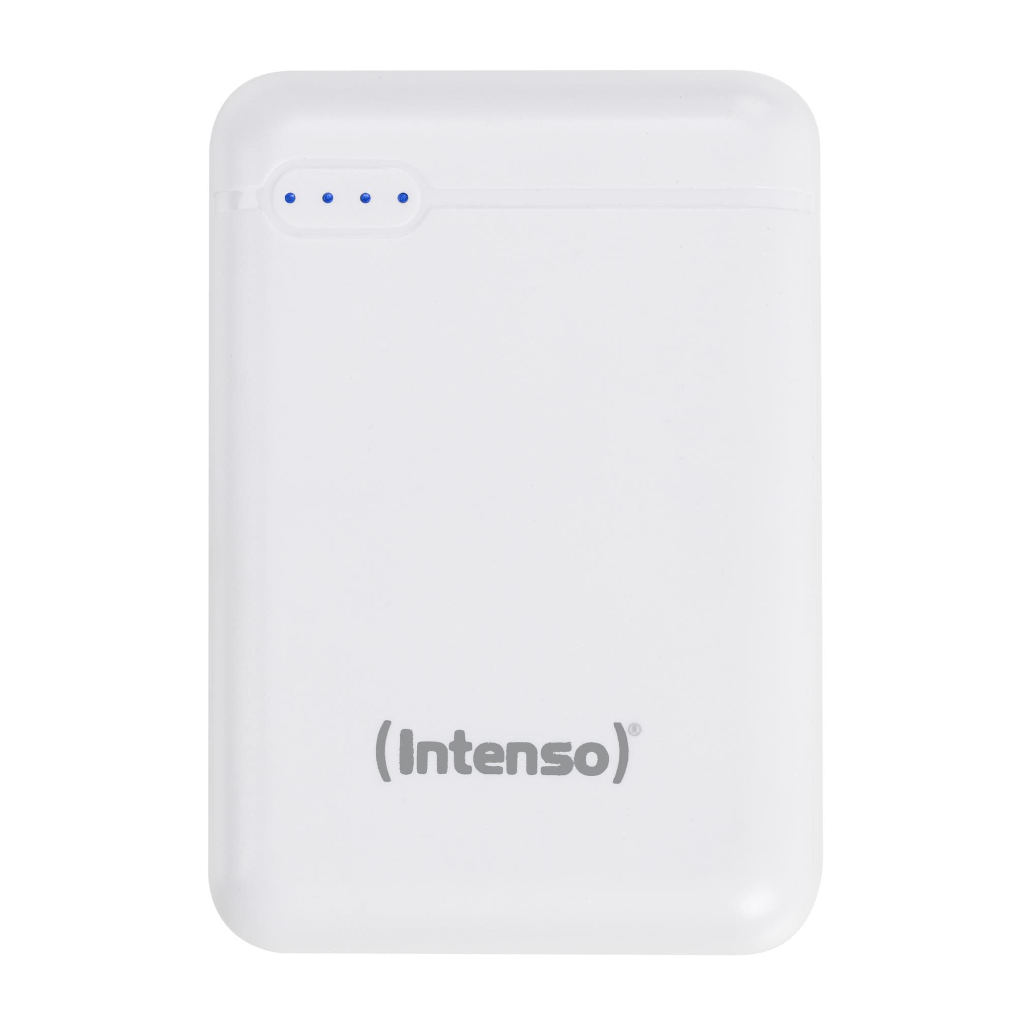 Varavirtalähde USB 10000mAh valkoinen XS10000 Intenso