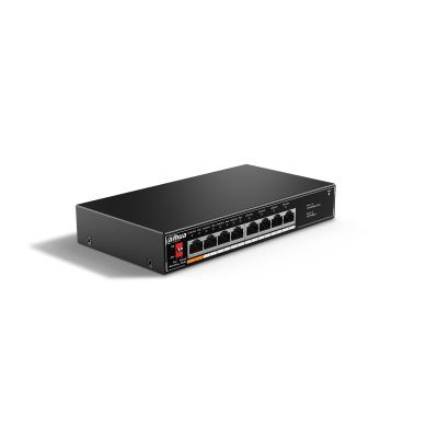 Dahua SF1008LP -kytkin, pöytämalli, 8x 10/100Base-T, 4 PoE-porttia, 60 W