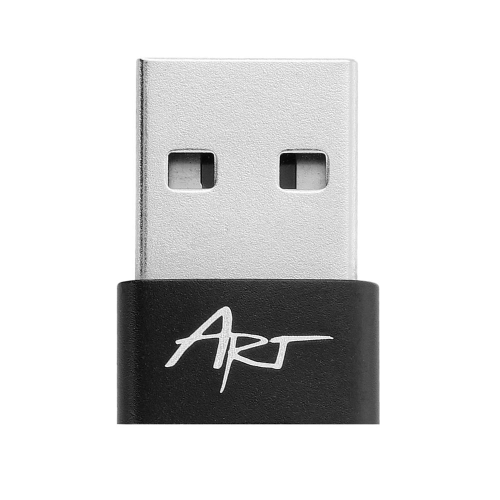 Sovitin USB A 2.0 - USB C ART C14 OTG musta