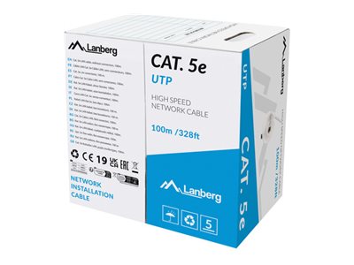LANBERG LCU5-11CU-0100-S UTP solid -kaapeli