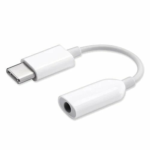 XIAOMI alkuperäinen äänisovittin Type C (uros) Jack 3,5 mm (naaras) valkoinen bulk