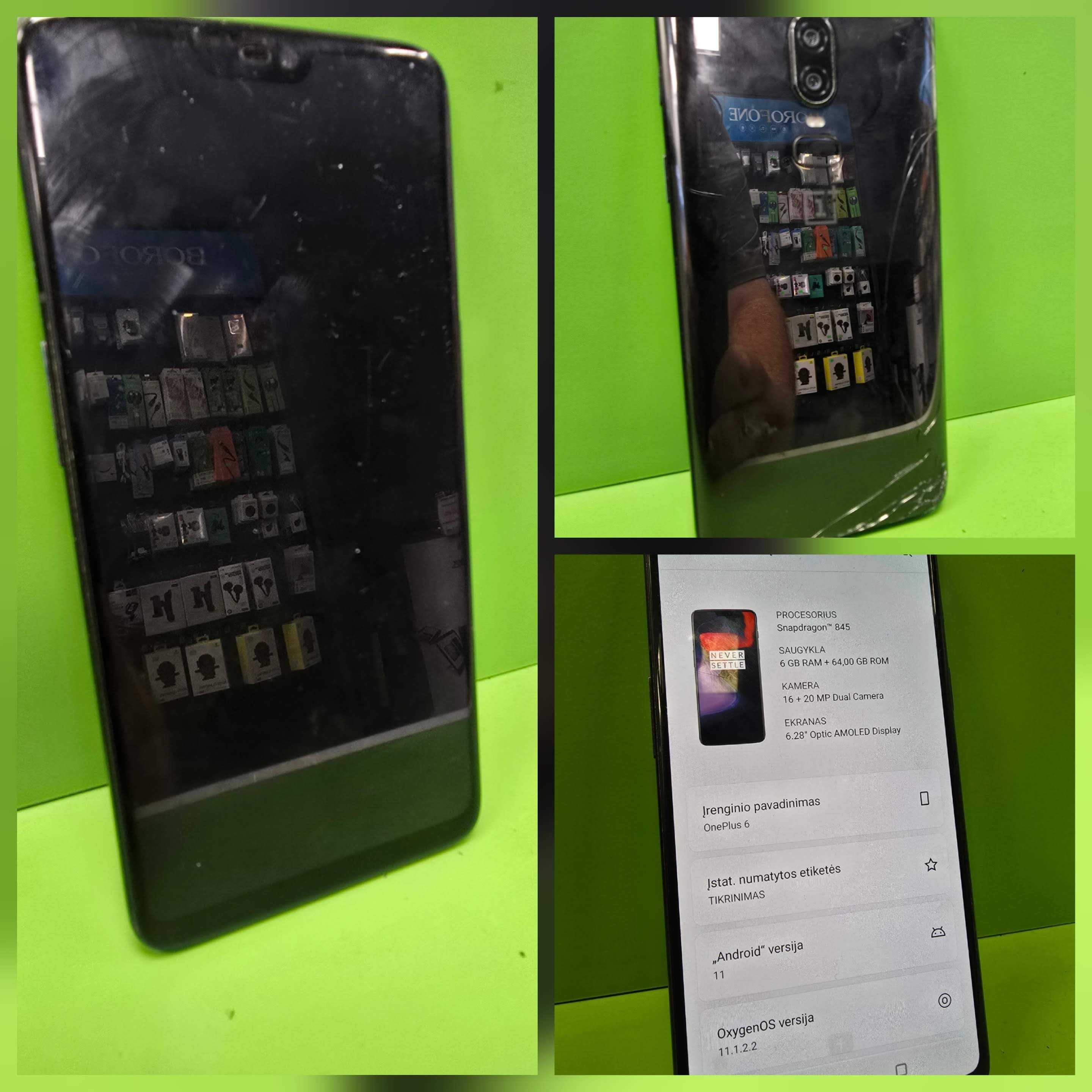 OnePlus 6 64GB (käytetty)