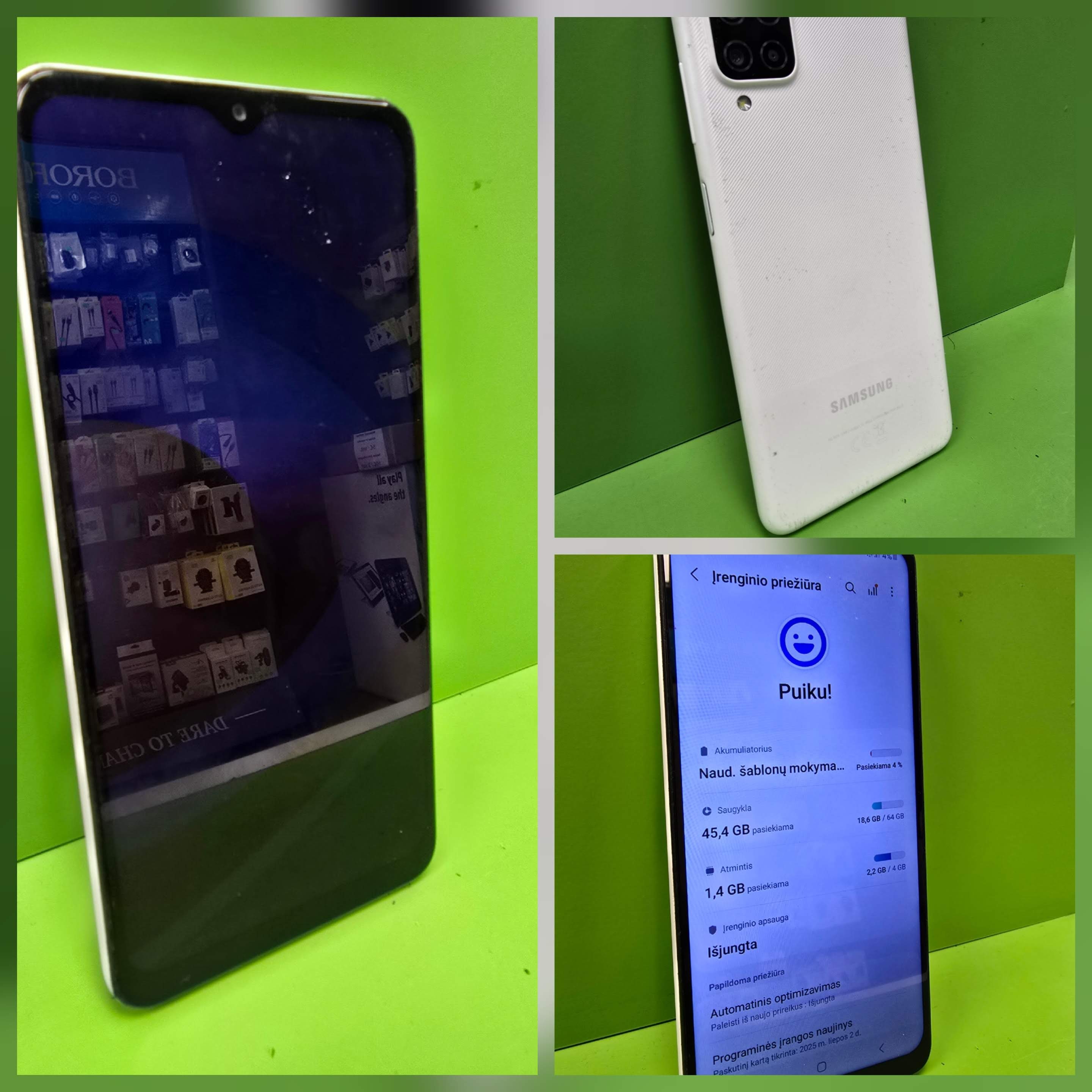 Samsung Galaxy A12 64GB (käytetty)