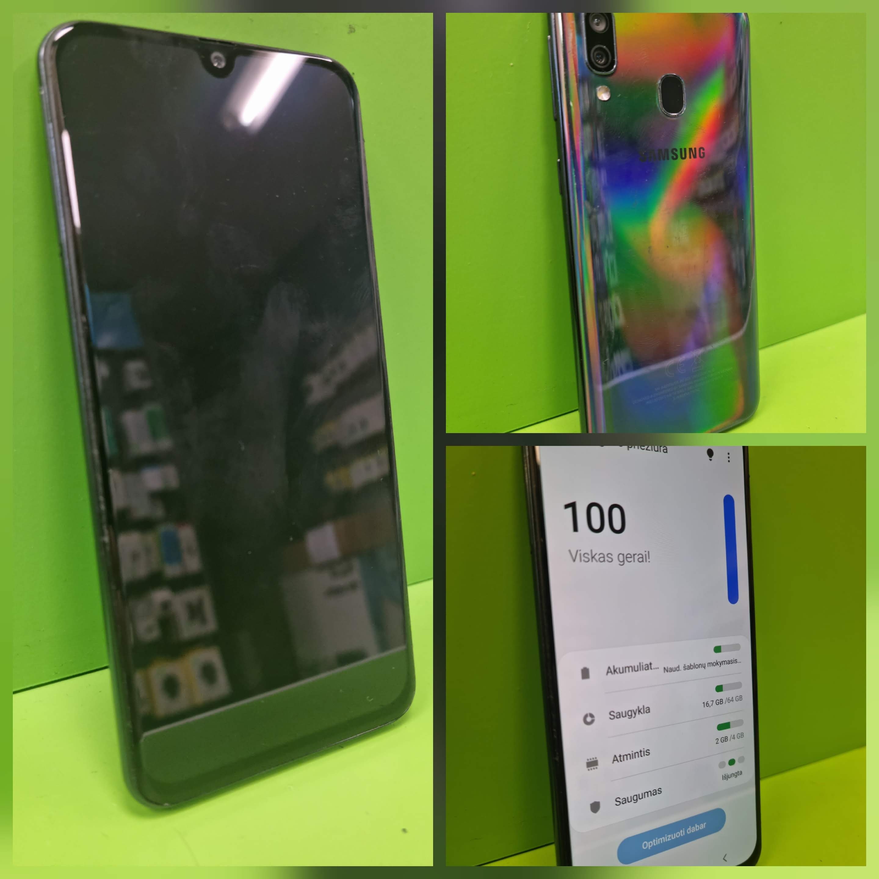 Samsung Galaxy A40 64GB (käytetty)
