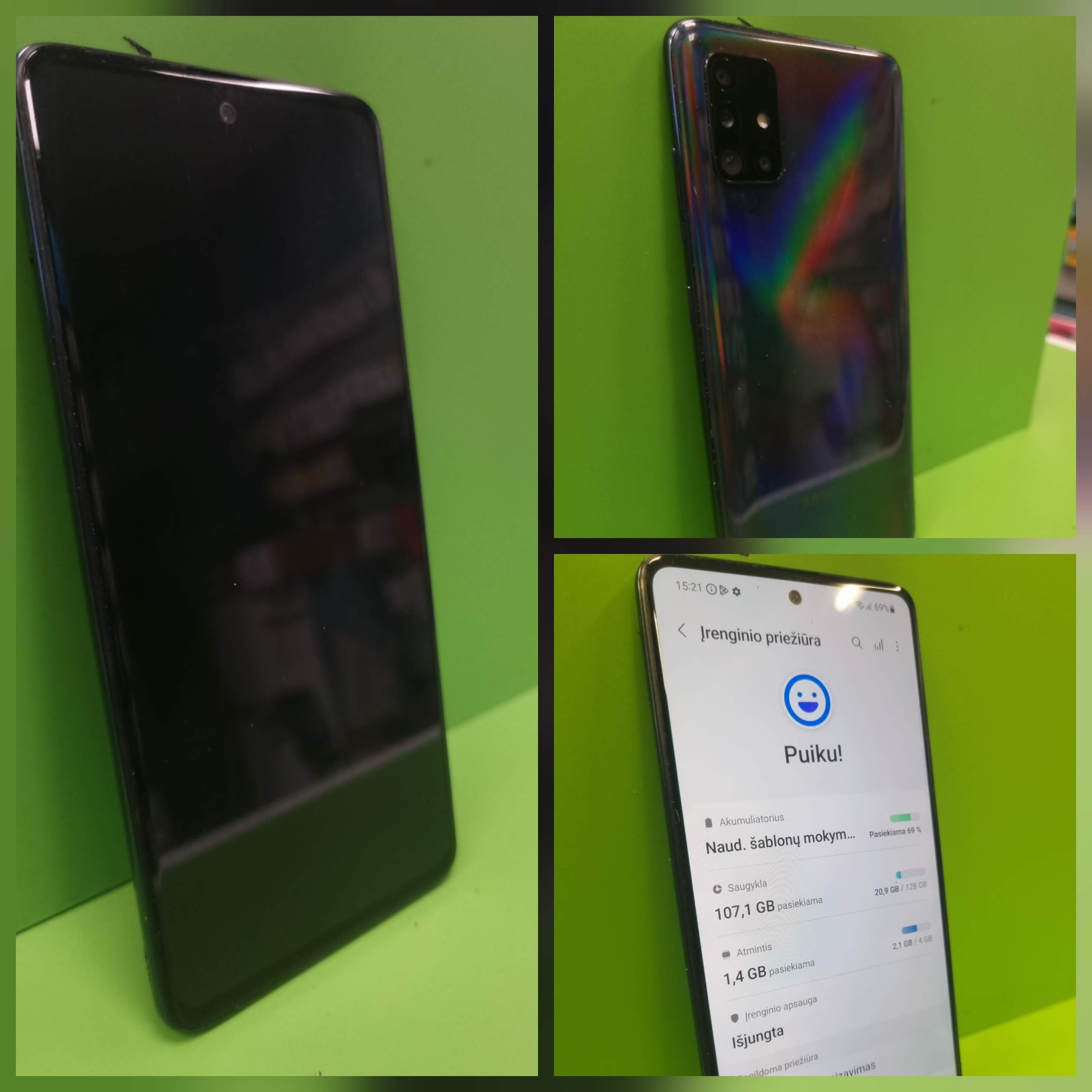 Samsung Galaxy A51 128GB (käytetty)
