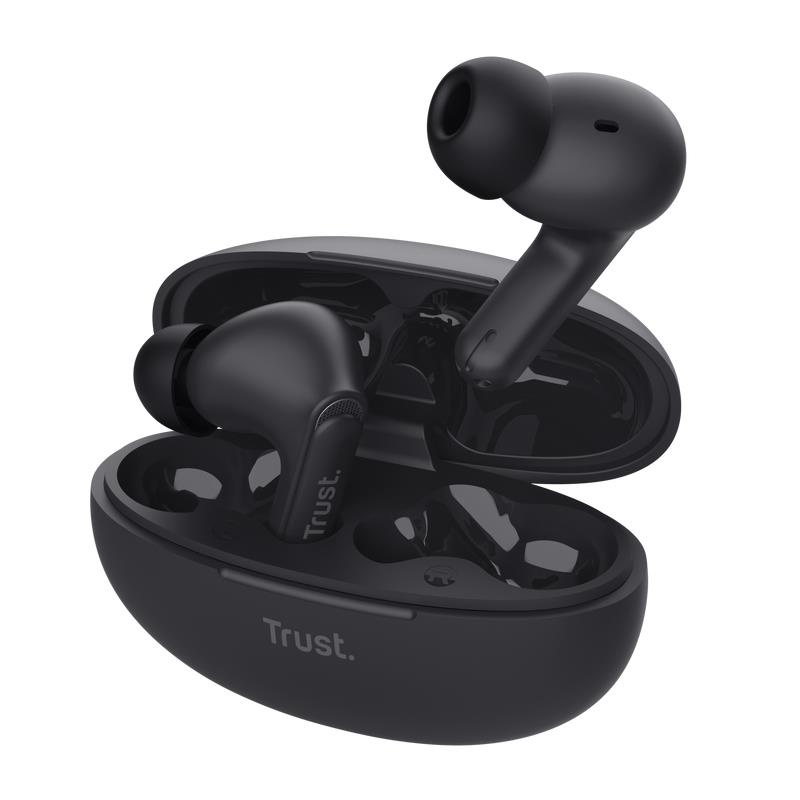 Trust Yavi BT ENC nappikuulokkeet musta 25296