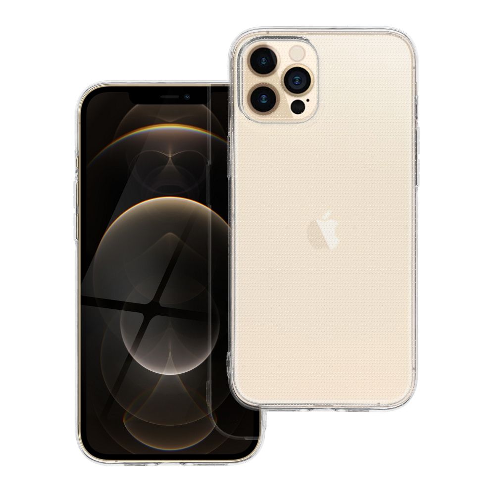 Läpinäkyvä Suojakuori iPhone 12 PRO MAX:lle 2 mm
