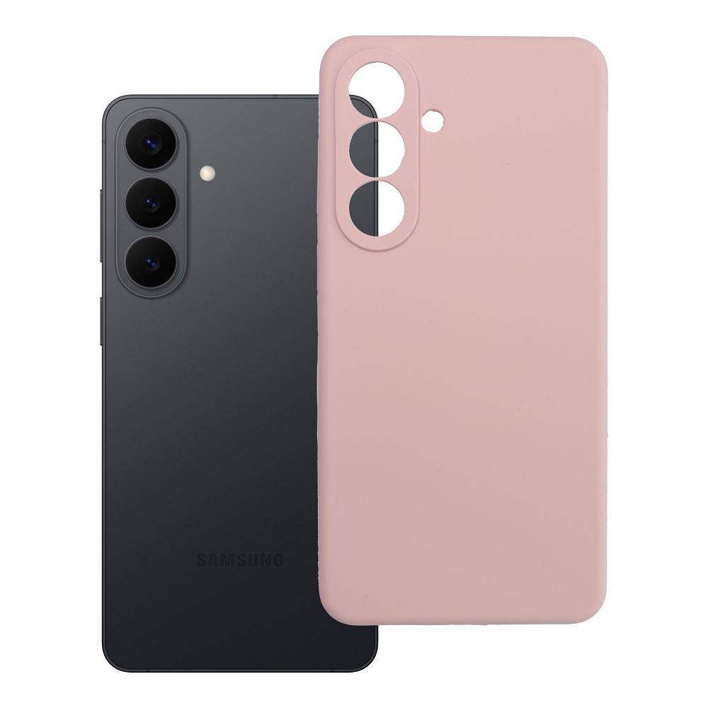 Case for Samsung S26 PLUS Silicone 2mm (camera protection) powder pink