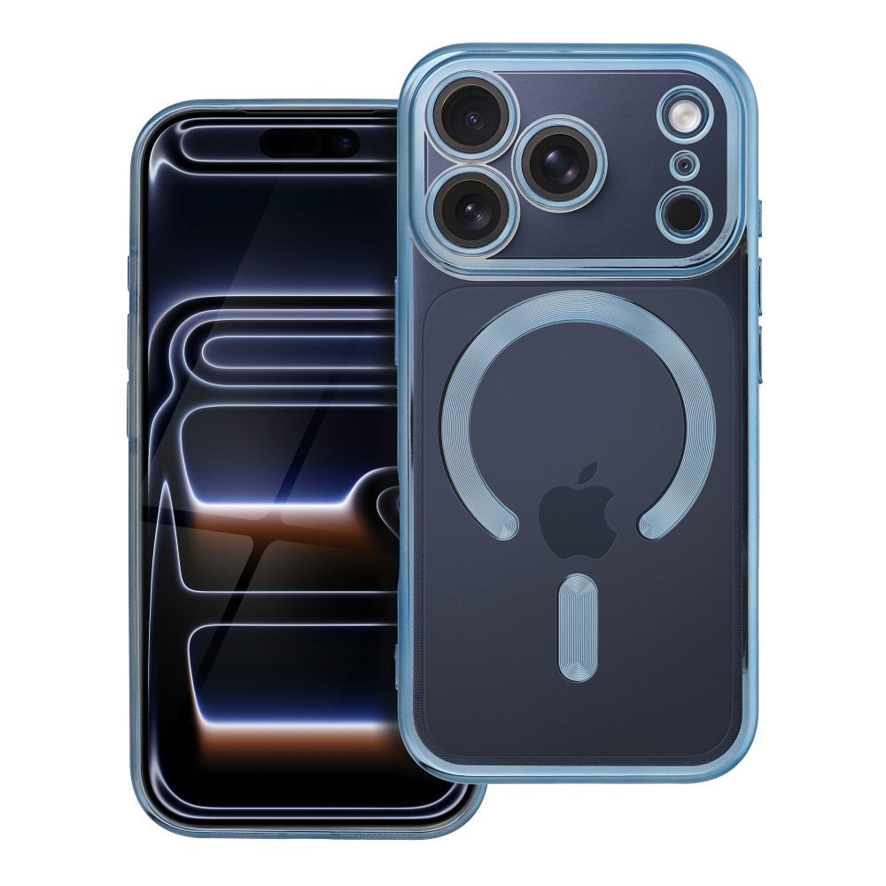 Suojakuori iPhone 17 PRO:lle Electro Mag Cover yhteensopiva MagSafen kanssa sininen