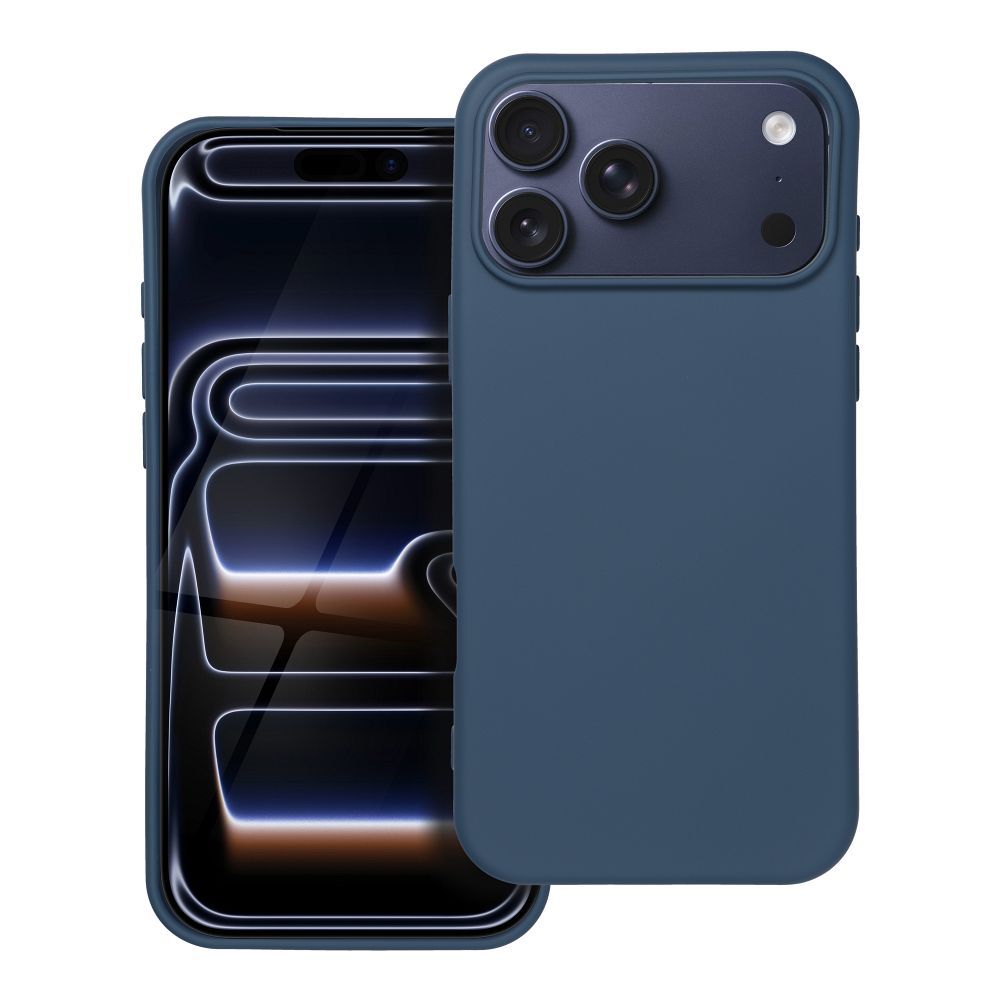 Silikoninen suojakuori iPhone 17 PRO MAX:lle sininen