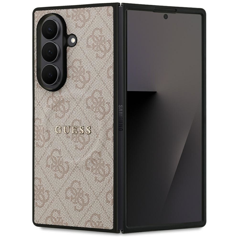 GUESS suojakuori SAMSUNG Z Fold7:lle GUHMZFD7P4MSEGCP (Magnetic 4G PU W/ Classic) vaaleanpunainen