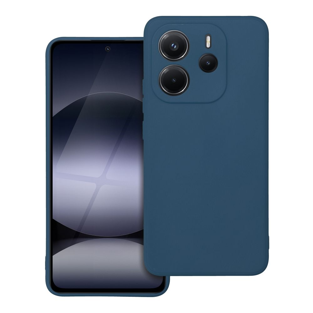 Pehmeä suojakuori XIAOMI Redmi Note 14 4G (GLOBAL - 164,84mm x 78,15mm x 8,16mm) tummansininen