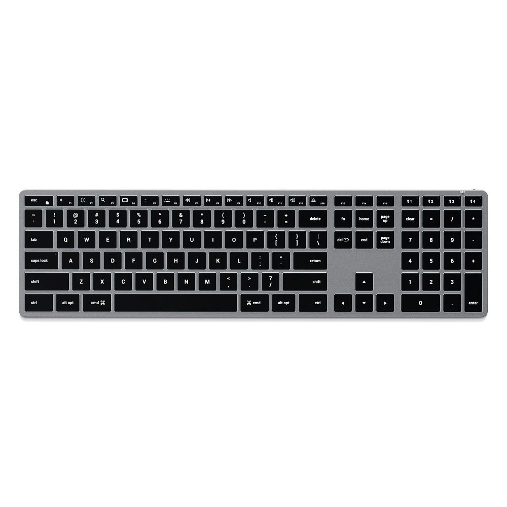Langaton näppäimistö QWERTY Satechi Slim X3 ST-BTSX3M avaruusharmaa