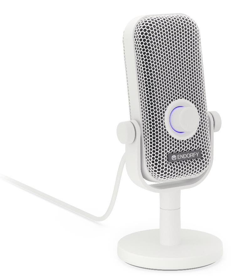 Endorfy Solum Voice S -mikrofoni, USB-C, valkoinen, EY1B015