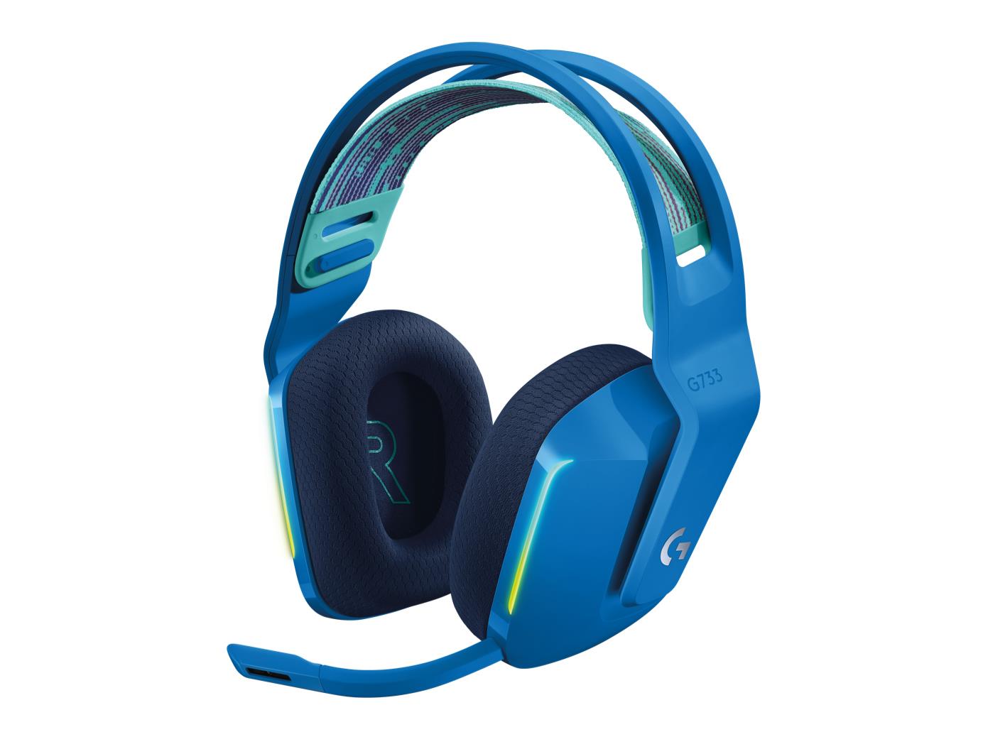 Langattomat pelikuulokkeet Logitech G733 sininen 981-000943