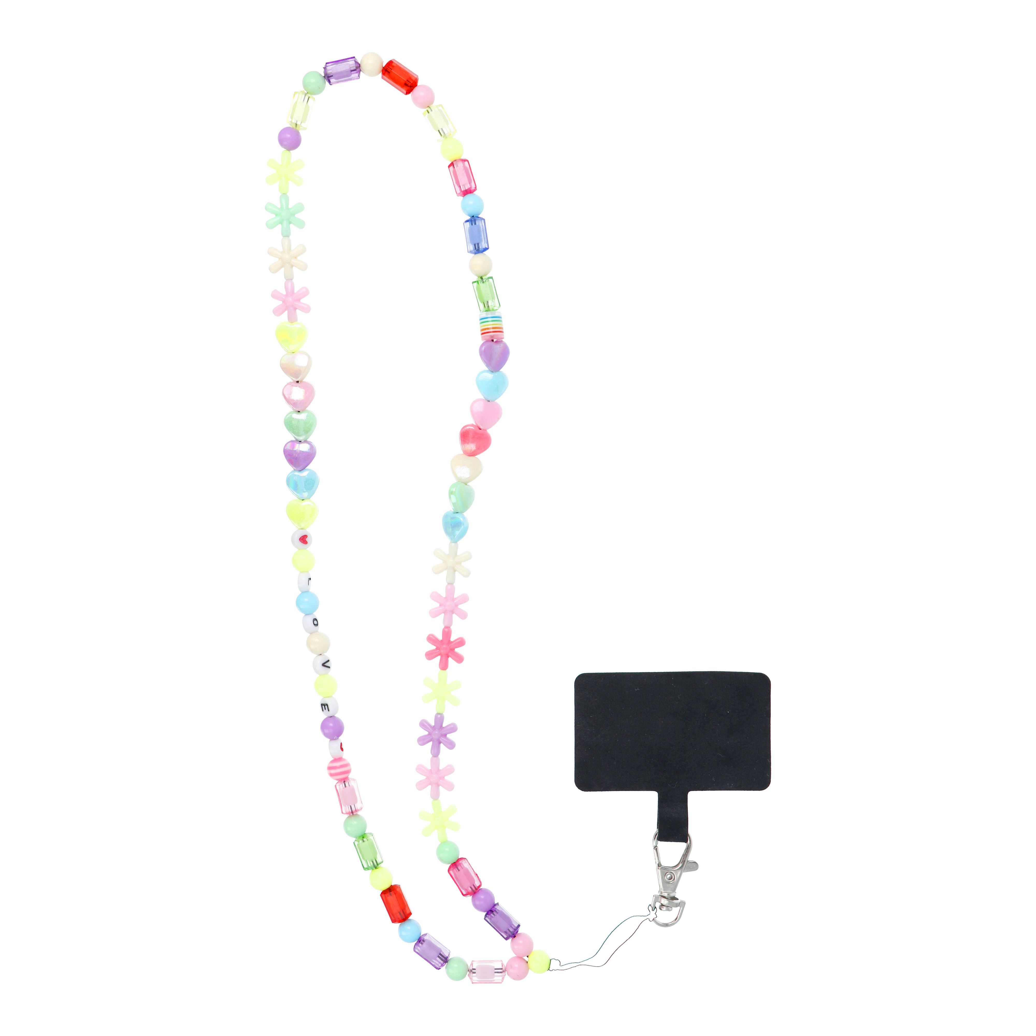 PIXIE Puhelimen nauha / narun pituus 68 cm (34 cm silmukassa) / kaulaan - tähdet