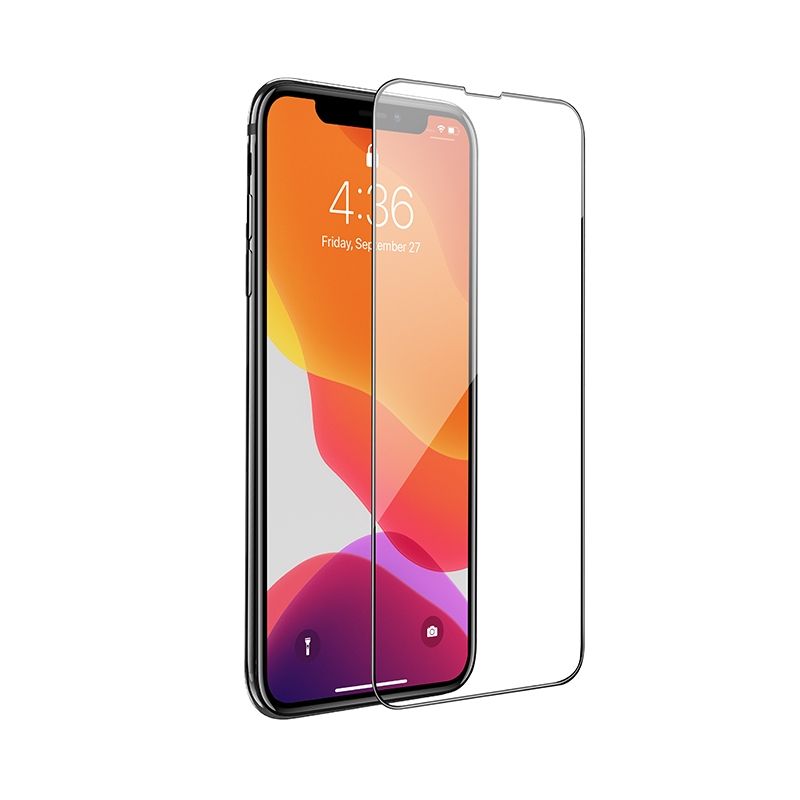 Karkaistu lasi iPhone X / XS / 11 PRO:lle Hoco HD 5D Guardian shield 10 kpl G14 musta