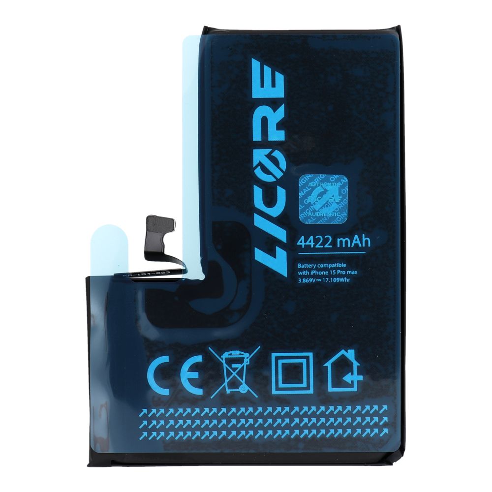 LICORE Akku iPhone 15 Pro Max - 4422 mAh