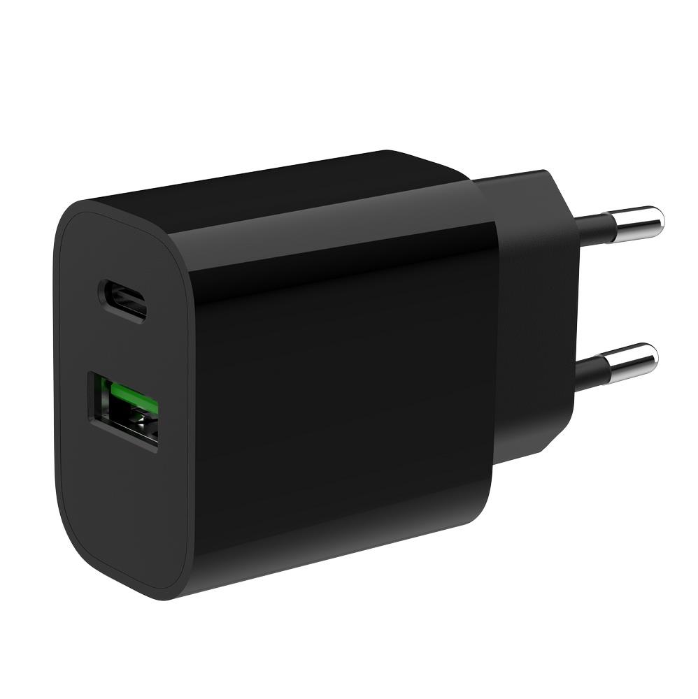 GEMBIRD TA-UC-PDQC20-01-BK universaali USB-laturi QC3.0 musta
