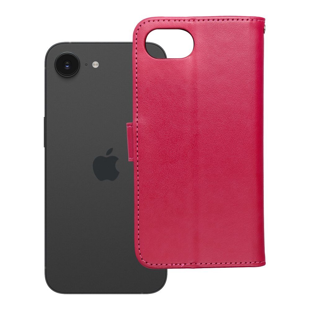 MEZZO kirjakotelo IPHONE 16e:lle (SE 4 2025) unisuodatin magenta