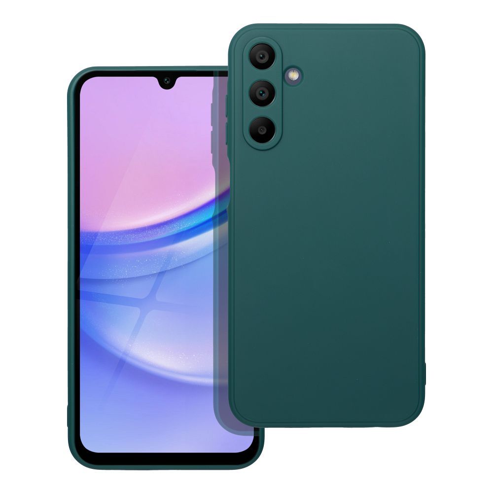 Matta tummanvihreä Suojakuori Samsung A15 5G / A15 4G:lle