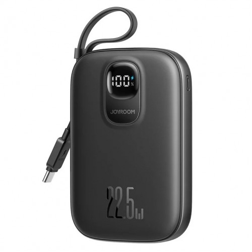 External battery Power Bank Joyroom JR-PBF17 22.5W with USB-C cable 10000mAh black