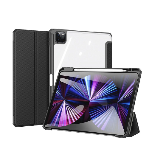 Dux Ducis Toby Suojakuori kansiosella ja jalustalla iPad Pro 11 2024:lle - musta