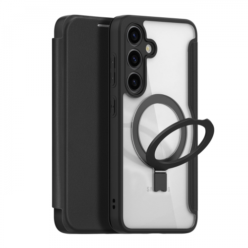 Puhelimen suojakuori Dux Ducis Skin X Pro Ring Stand Samsung S938 S25 Ultra musta