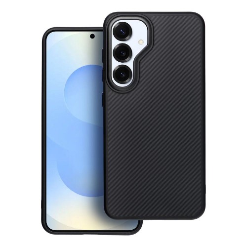 Suojakuori Samsung S26 ULTRA:lle Carbon Elite Mag Cover MagSafe-yhteensopiva musta