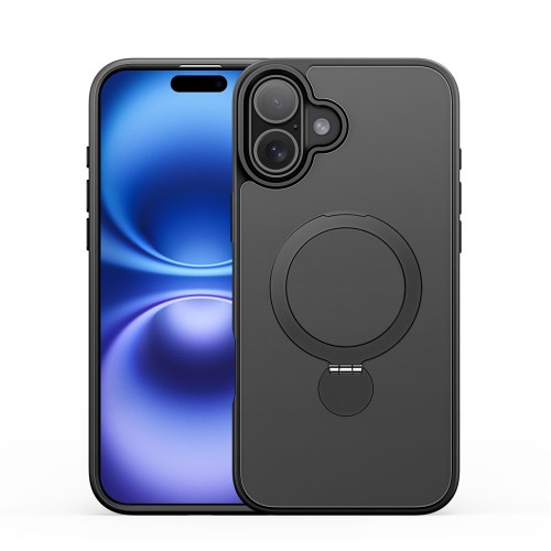 Phone Case Dux Ducis "Yind 360 Ring Stand" for Apple iPhone 16 Black