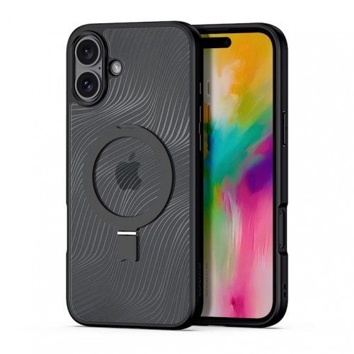 Phone Case Dux Ducis "Aimo Mag Stand" for Apple iPhone 16 Plus Black