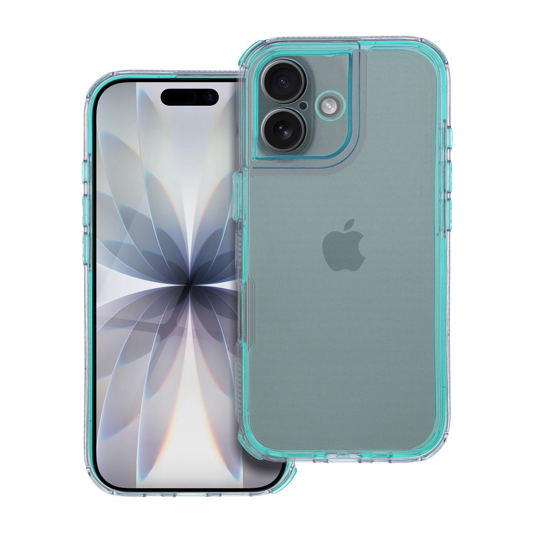Suojakuori iPhone 17:lle Matrix Clear mintunvihreä