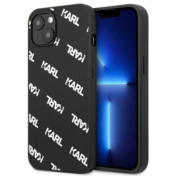Karl Lagerfeld Allover kotelo iPhone 13 mini - musta