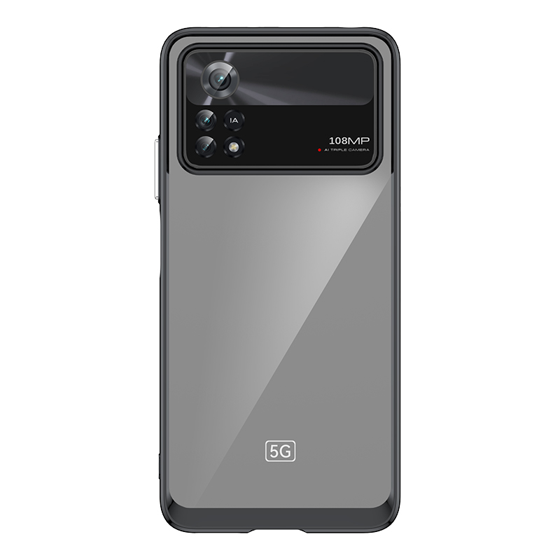 Outer Space Kotelo Xiaomi Poco X4 Pro 5G kansi joustava kehys musta