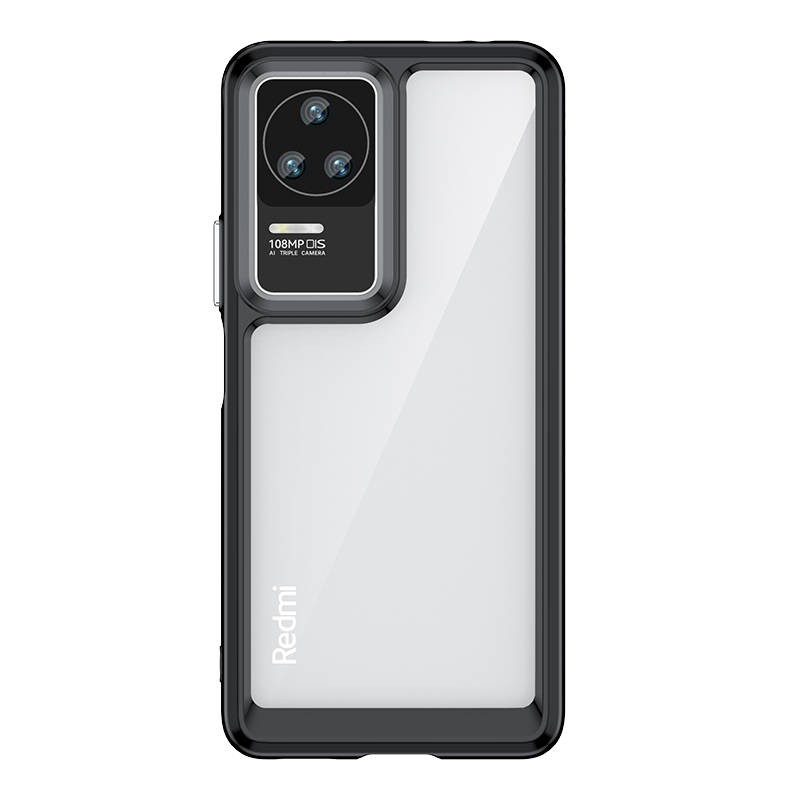 Outer Space Kotelo Xiaomi Poco F4 5G kansi joustava kehys musta