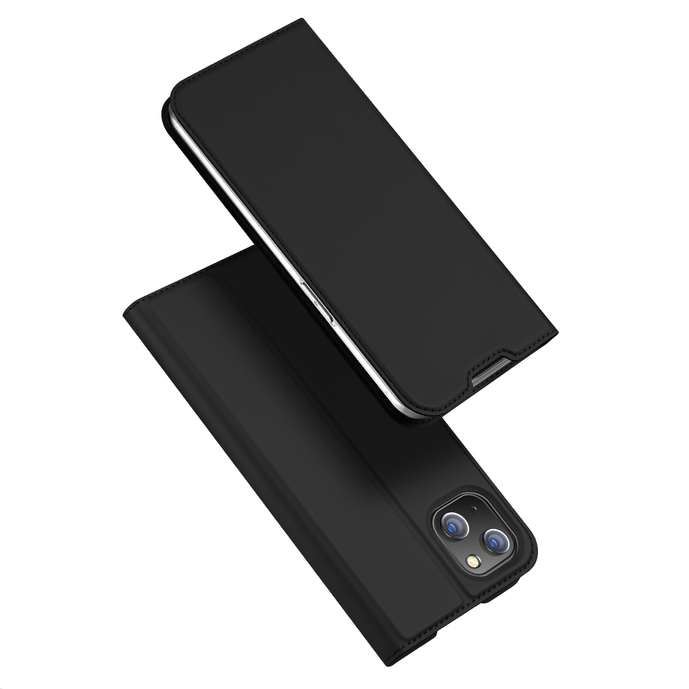 Dux Ducis Skin Pro Holster Flip Cover iPhone 14 Plus -puhelimelle musta