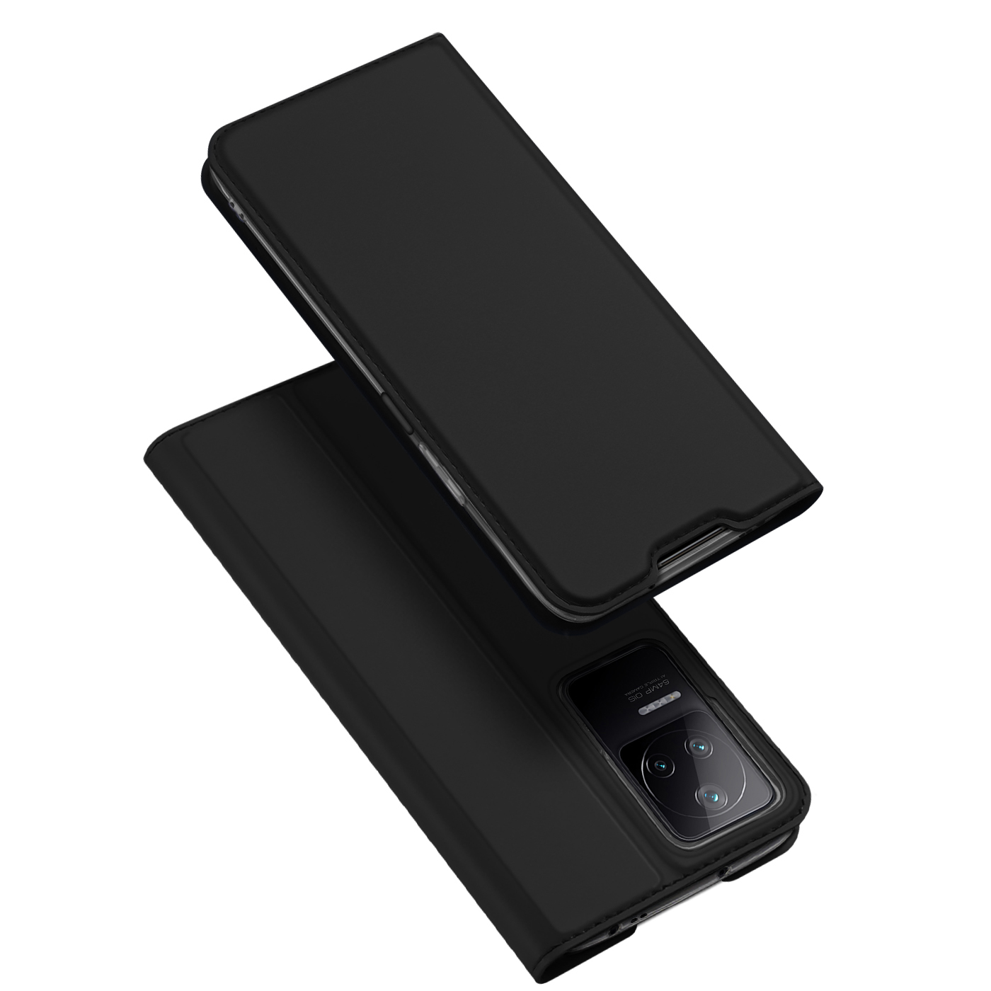 Dux Ducis Skin Pro Holster Cover Flip Cover Xiaomi Poco F4 5G:lle musta