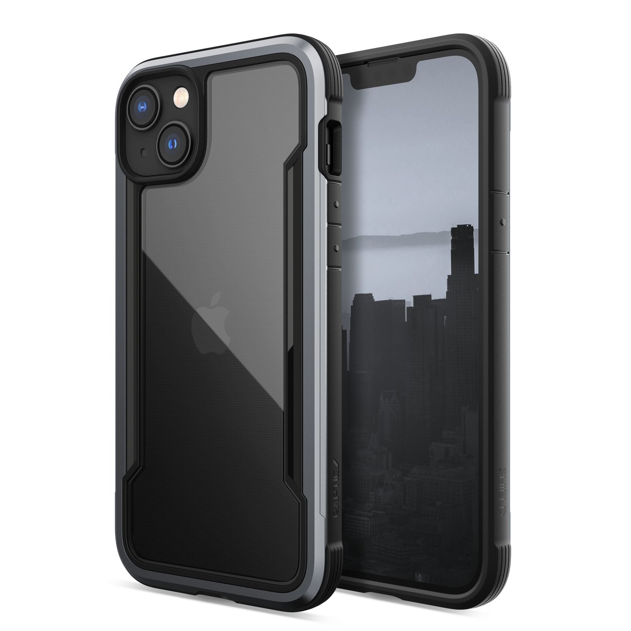 Raptic X-Doria Shield kotelo iPhone 14 Plus panssaroitu suojus musta