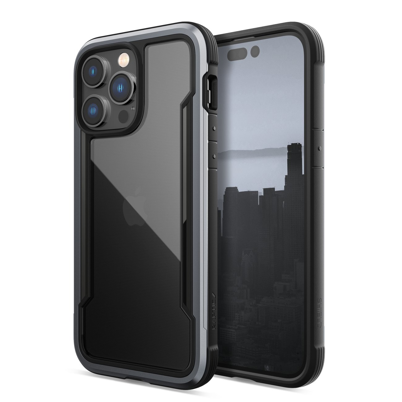Raptic X-Doria Shield Case iPhone 14 Pro Max panssaroitu suojus musta