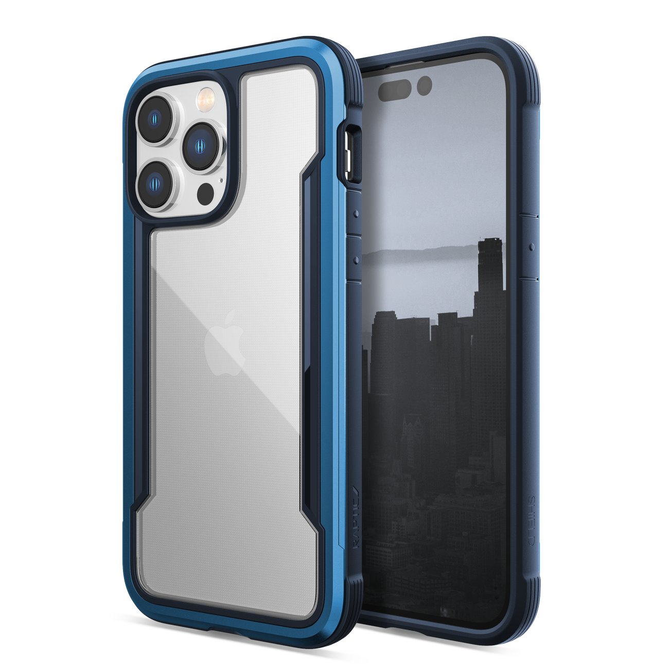 Raptic X-Doria Shield Case iPhone 14 Pro Max panssaroitu suojus sininen